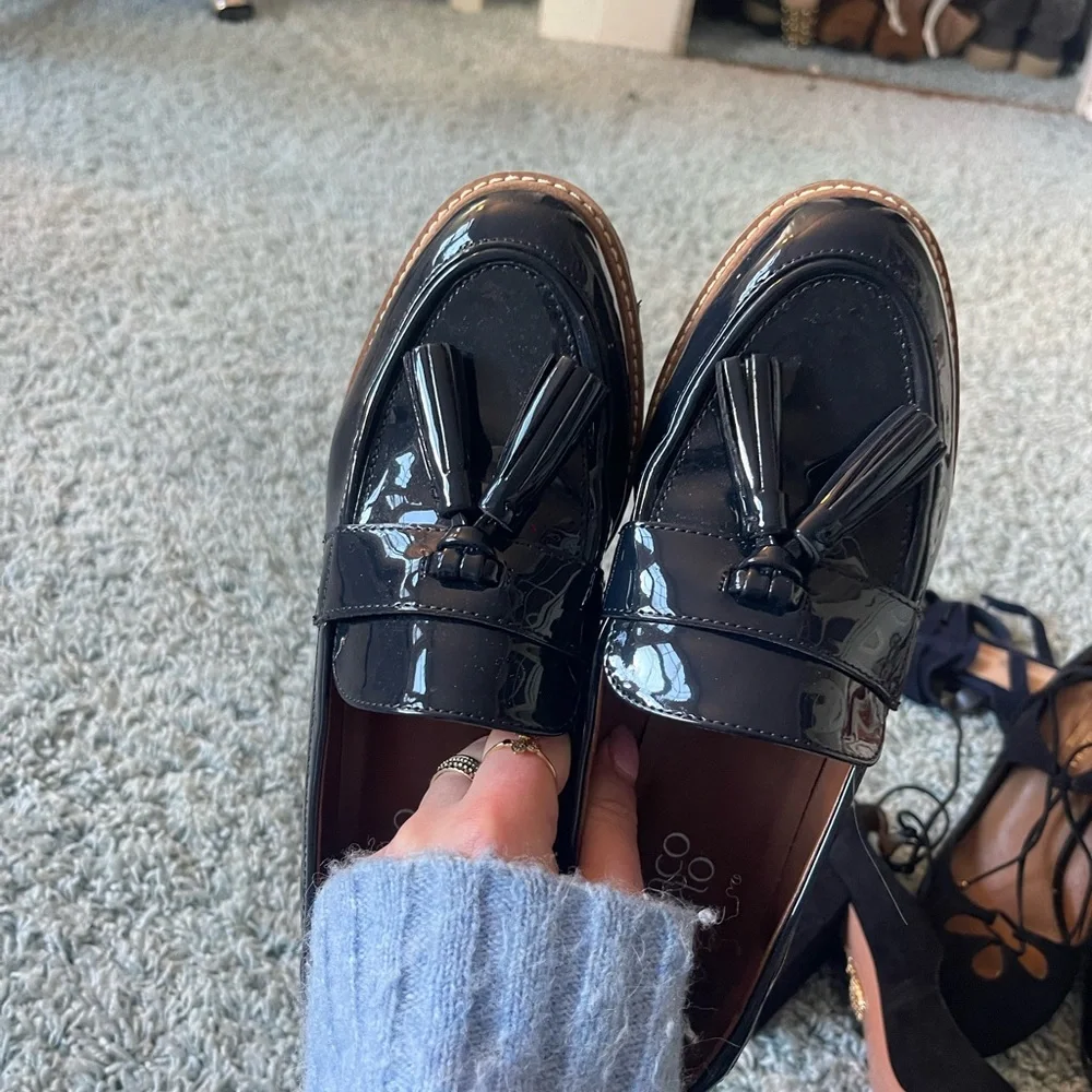Franco Sarto navy Loafers